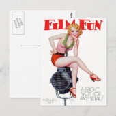 Film Fun. Briefkaart (Voorkant / Achterkant)