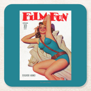 Film Fun Magazine Hoesje 10 Kartonnen Onderzetters