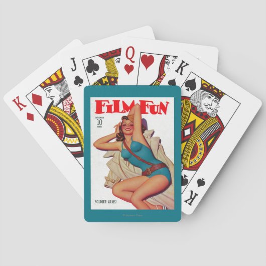 Film Fun Magazine Hoesje 10 Pokerkaarten (Achterkant)
