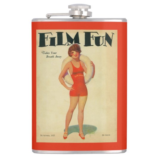 Film Fun Magazine Hoesje 2 Heupfles (Voorkant)