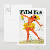 Film Fun Magazine Hoesje 4 Briefkaart (Voorkant / Achterkant)