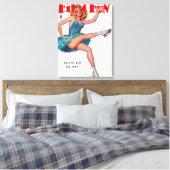 Film Fun Magazine Hoesje 5 Canvas Afdruk (Insitu (Slaapkamer))