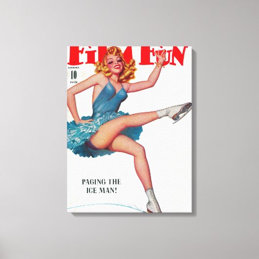 Film Fun Magazine Hoesje 5 Canvas Afdruk (Voorkant)