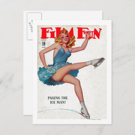 Film Fun Magazine Hoesje 8 Briefkaart (Voorkant / Achterkant)