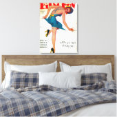Film Fun Magazine Hoesje 9 Canvas Afdruk (Insitu (Slaapkamer))