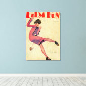 Film Fun Magazine Hoesje Canvas Afdruk (Insitu (Houten vloer))