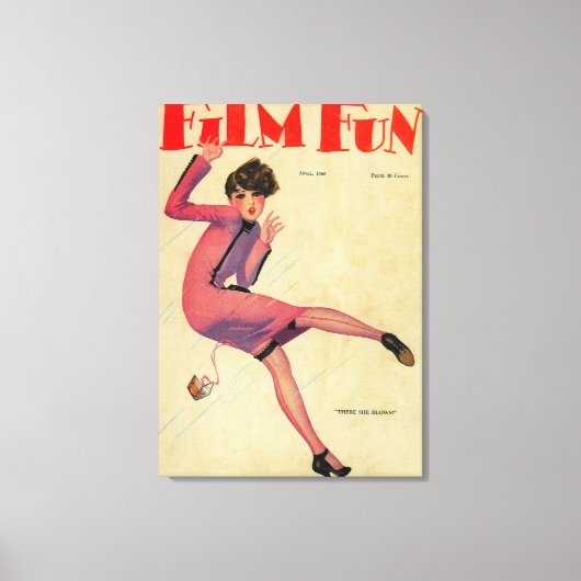 Film Fun Magazine Hoesje Canvas Afdruk (Voorkant)