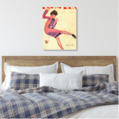 Film Fun Magazine Hoesje Canvas Afdruk (Insitu (Slaapkamer))