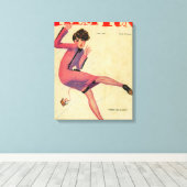 Film Fun Magazine Hoesje Canvas Afdruk (Insitu (Houten vloer))
