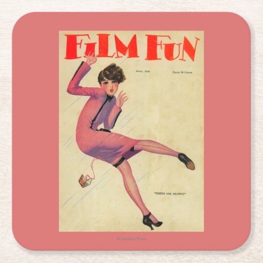 Film Fun Magazine Hoesje Kartonnen Onderzetters (Voorkant)
