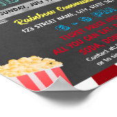 Film Fundraiser event sjabloon Poster (Hoek)