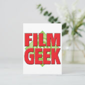 Film Geek v2 Briefkaart (Staand voorkant)