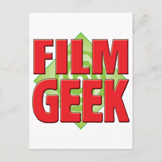 Film Geek v2 Briefkaart (Voorkant)