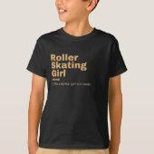 Film Girl - Roller Skating T-shirt (Voorkant)