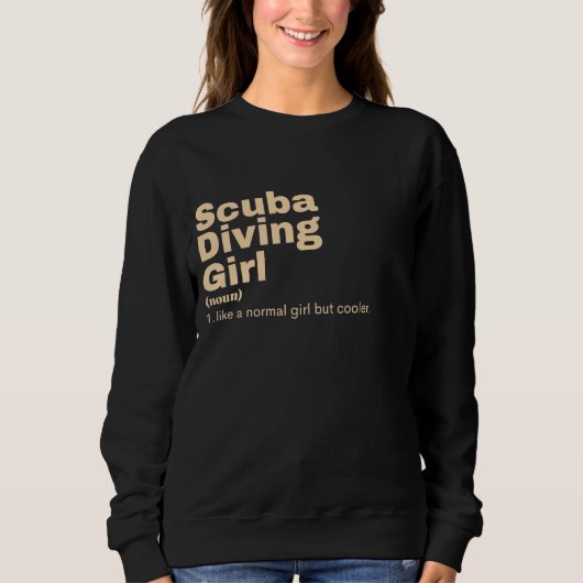 Film Girl - Scuba Diving Trui (Voorkant)