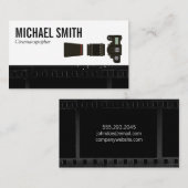 Film II en camera body en lens Visitekaartje (Voorkant / Achterkant)