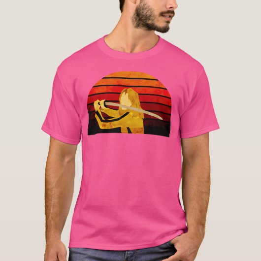 Film Kill Bill Katana Sword Scene T-shirt (Voorkant)