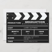 Film Klapbord Afstuderen Aankondiging (Voorkant)