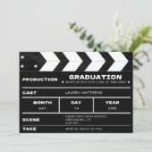 Film Klapbord Afstuderen Aankondiging (Staand voorkant)