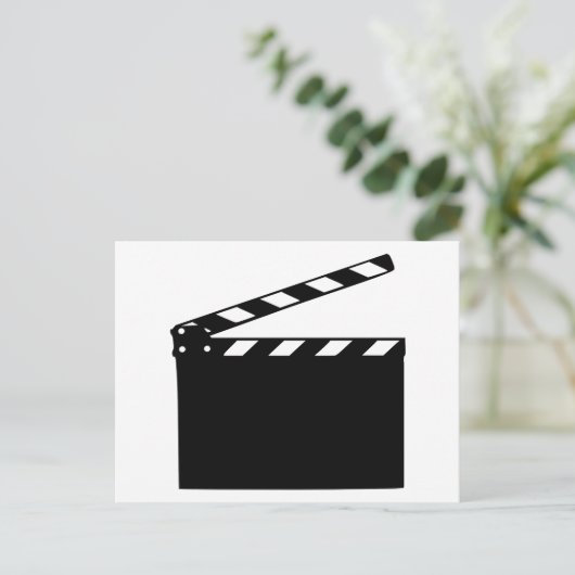 Film - klapperbord briefkaart (Staand voorkant)