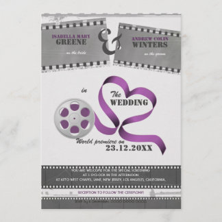 Film Liefde bruiloft uitnodiging