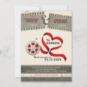 Film Liefde bruiloft uitnodiging (Voorkant)