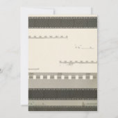 Film Liefde bruiloft uitnodiging (Achterkant)