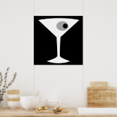 Film Martini Glass Poster (Keuken)