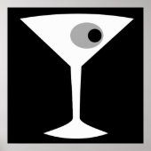 Film Martini Glass Poster (Voorkant)