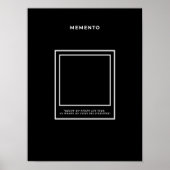 FIlm memento Poster (Voorkant)