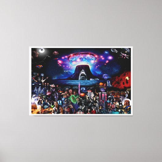 Film memorabilia montage muur kunst canvas (Voorkant)