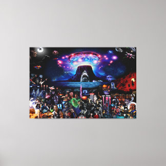 Film memorabilia montage muur kunst canvas afdruk