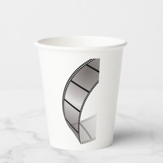 Film met filmstrip papieren bekers (Voorkant)