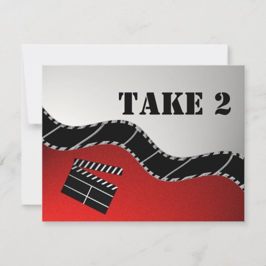 Film Mitswa Receptie Kaart (Voorkant)