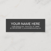 FILM (modderkwadraten) Mini Visitekaartje (Achterkant)