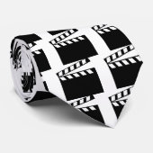 Film Movie Clapper Stropdas (Opgerold)