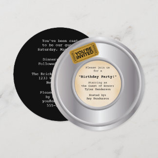 Film/Movie Theme Party - Uitnodiging