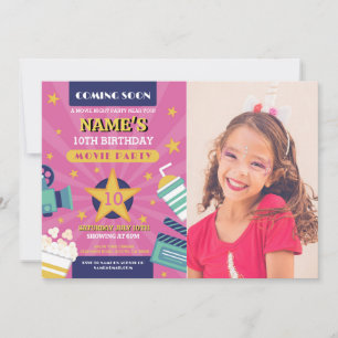 Film Nacht Film Bioscoop Verjaardagsfeestje Foto R Kaart