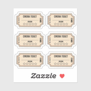 Film Nacht Film Star Rating Labels Cinema Tickets