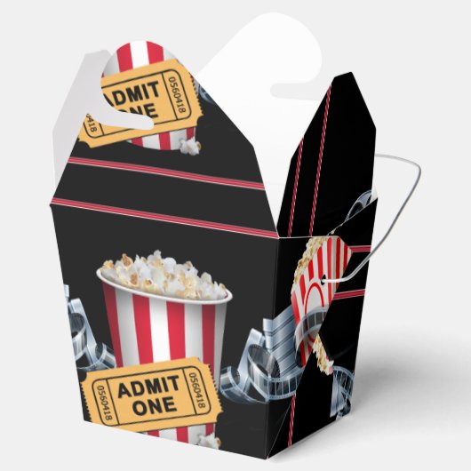 Film Nacht Popcorn Neem Uit Favor Box Bedankdoosjes (Geopend)