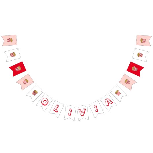 Film Nacht Sleepover Popcorn Verjaardagsfeest Vlaggetjes (Alle)