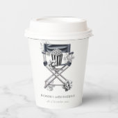 Film Nacht Volwassen Verjaardag Gepersonaliseerd Papieren Bekers (Voorkant)