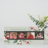 Film Negatieve kerstfotokaart (Staand voorkant)