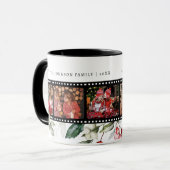 Film Negatieve kerstfotokaart Mok (Voorkant links)