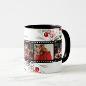 Film Negatieve kerstfotokaart Mok (Voorkant rechts)