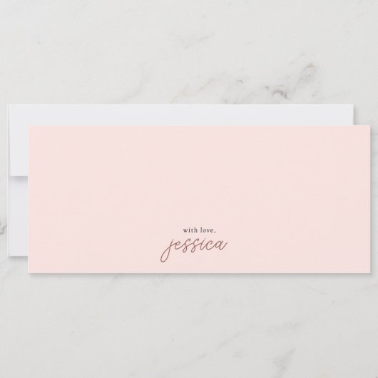 Film negatieve verjaardagsfotokaart (Achterkant)