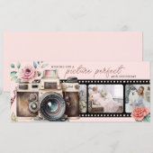 Film negatieve verjaardagsfotokaart (Voorkant / Achterkant)