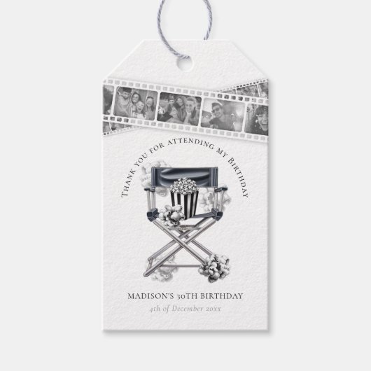  film Night Adult Birthday Cadeaulabel (Voorkant)