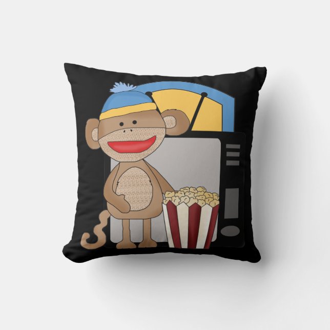 Film Night Monkey Familiekamer Sierkussen (Voorkant)