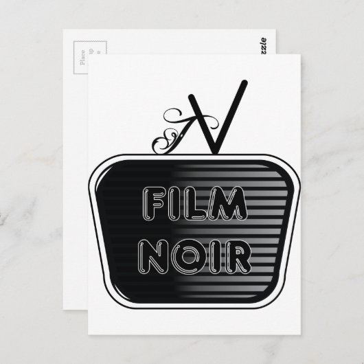 Film Noir Briefkaart (Voorkant / Achterkant)